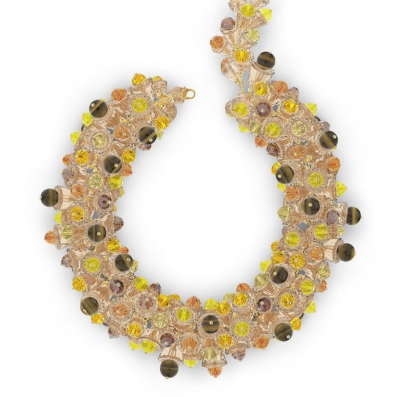 Authentic Swarovski Collar Necklace in Omber Multi color - Picture 5 of 5